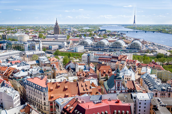 Riga Skyline Copyright Travel Addicts