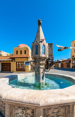 Rhodes - European Best Destinations  - Fountain in the medieval city of Rhodes Copyright Philippos Philippou