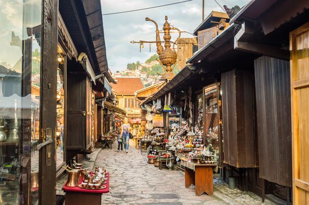 Street bazaar in Sarajevo, Bosnia and Herzegovina Copyright Andrii Lutsyk