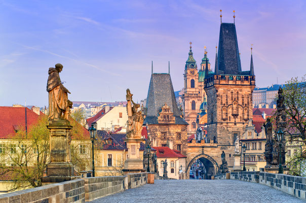 Charles Bridge in Prague by Boris Stroujko - Shutterstock