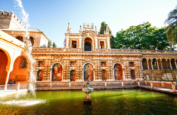 Seville - European Best Destinations - Alcazar Gardens in Sevilla Copyright Farbregas Hareluya