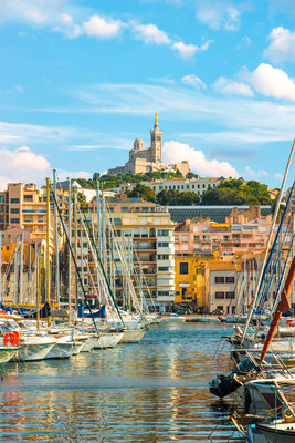 Vieux port of Marseille by Gurgen Bakhshetyan
