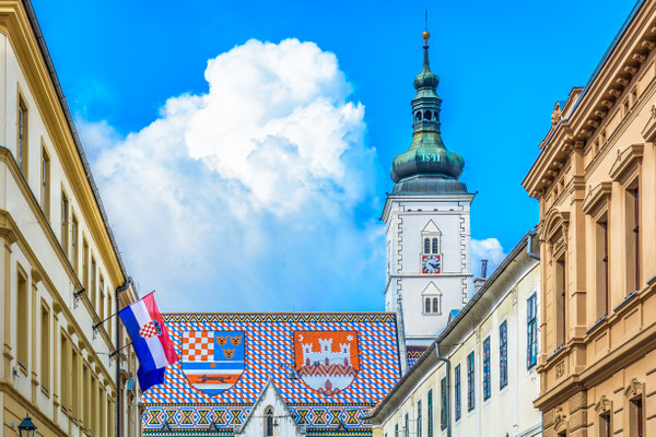 Upper town of Zagreb - St. Mark's square - Copyright Dreame