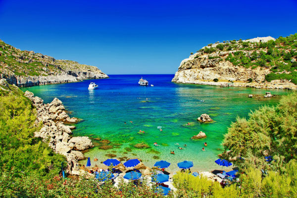 Rhodes - European Best Destinations  - Turquoise beach of Rhodes - Copyright leoks