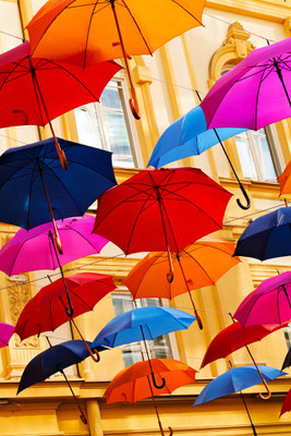 Novi Sad Umbrellas Copyright Branko Jovanovic