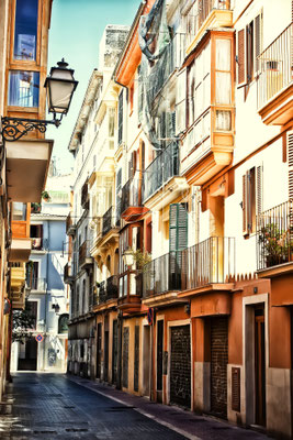 Street in Palma de Mallorca, Spain, Balearic islands, Mallorca by Veronika Galkina