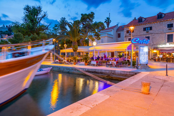 Cavtat Restaurant Harbor copyright Shutterstock Editorial  Frank Fell Media
