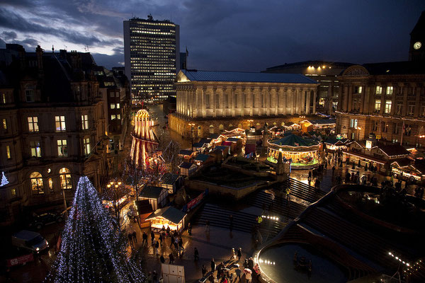 Best Christmas Markets in the UK  - Birmingham Christmas Market Copyright Guy Evans