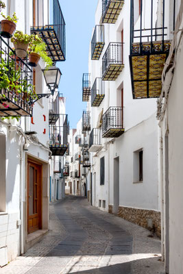 Picturesque street in Valencia on a sunny day, Spain - Copyright Niklebedev