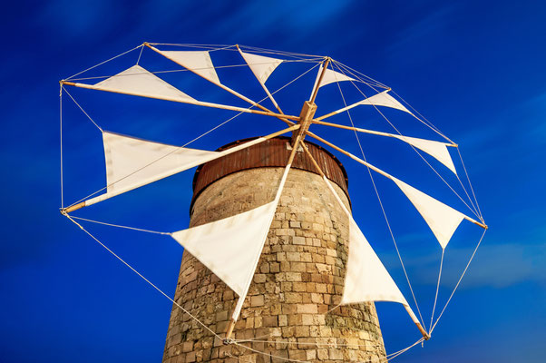 Rhodes - European Best Destinations  -  Windmill in Rhodes - Copyright Philippos Philippou
