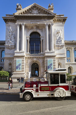 Monaco European Best Destinations  - Oceanographic Museum Entrance and touristic Train ©BVergely