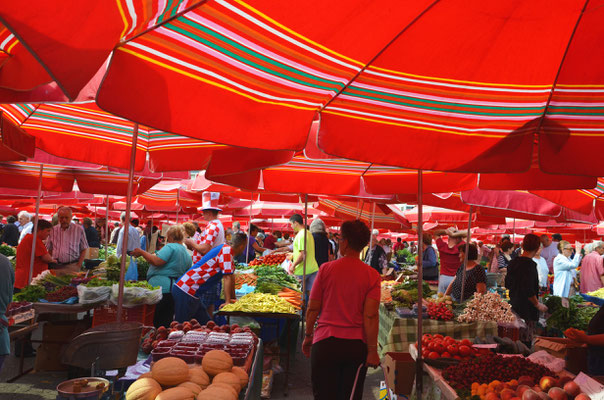 Dolac market of Zabreg, Croatia  - Copyright European Best Destinations