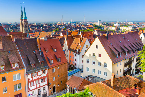 Nuremberg, Germany old town skyline. Copyright Sean Pavone