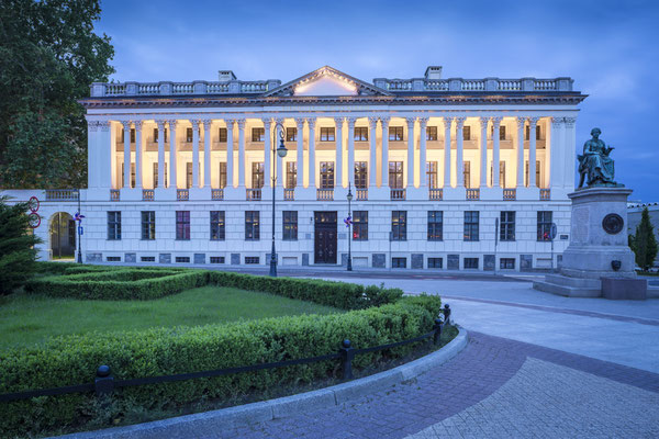 Raczynscy Library in the center of Poznan Copyright mikolajn