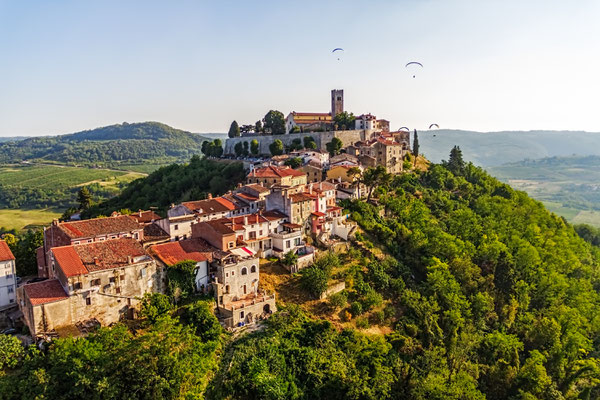 Motovun is a small village in central Istria (Istra), Croatia - Copyright OPIS Zagreb