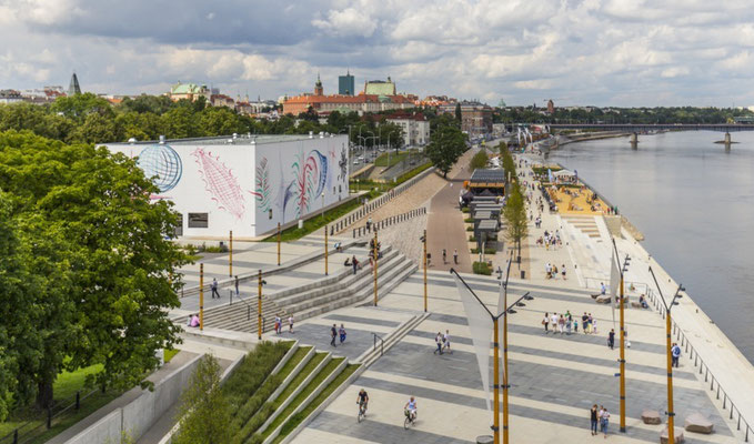 Warsaw European Best Destinations - Vistula Boulevards_fot. Filip Kwiatkowski © City of Warsaw