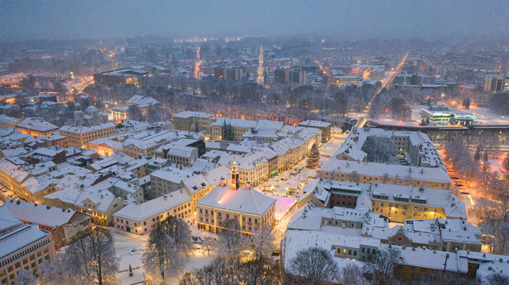 Tartu Christmas City Copyright Visit Estonia - Dji