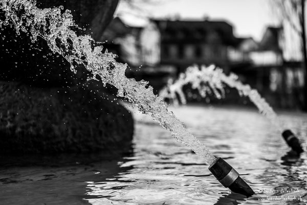 minimalistische Fotografie, Brunnen