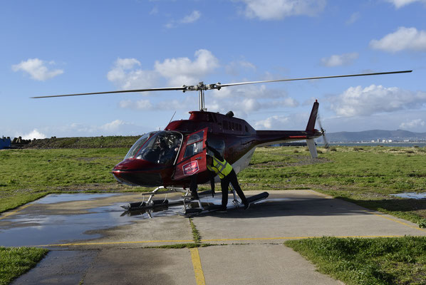 Helikopter vlucht Kaapstad