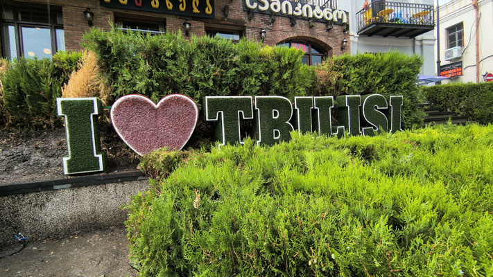 Tbilisi, de hoofdstad van Georgië  