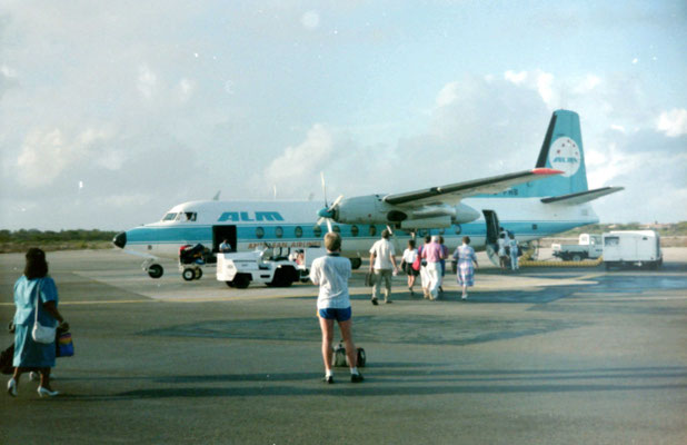 Bonaire naar Curaçao,1990