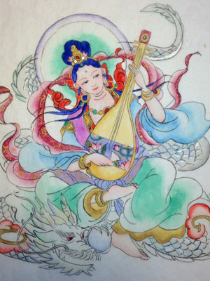 弁財天仏画
