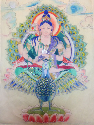 孔雀明王/仏画教室