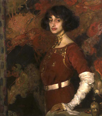 Gino Parin, Armonia in bianco e rosso, 1915