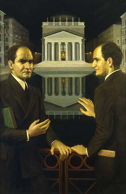 Cesare Sofianopulo, Autoritratto bifronte, 1936
