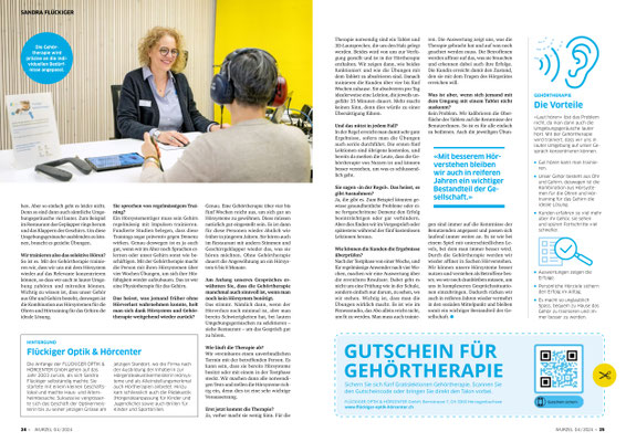 Gehörtherapie ist Herzensangelegenheit - Interview im Wurzel - Seite 2
