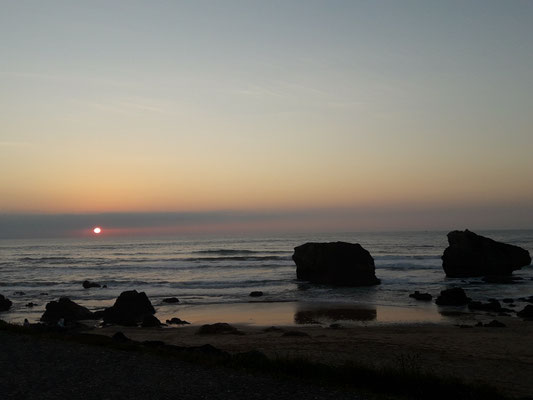 Sunset in Biarritz