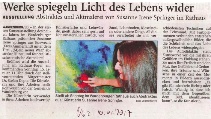Ausstellung "Mein Neuer Weg" Wardenburg 2017
