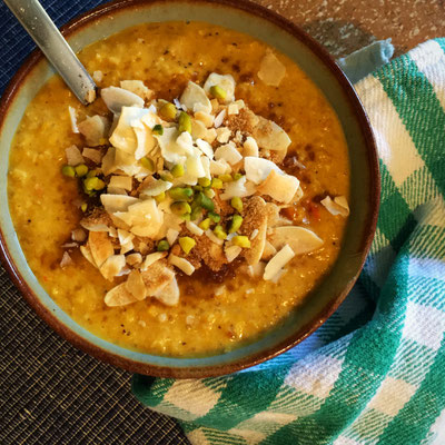 Kürbis-Porridge