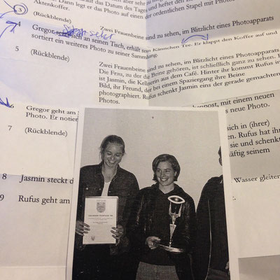 Ein Preis für meine Kurzfilm-Gruppe.