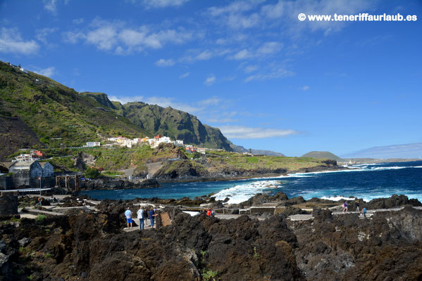 Natürliche Meeresschwimmbecken in Garachico an der Nordküste
