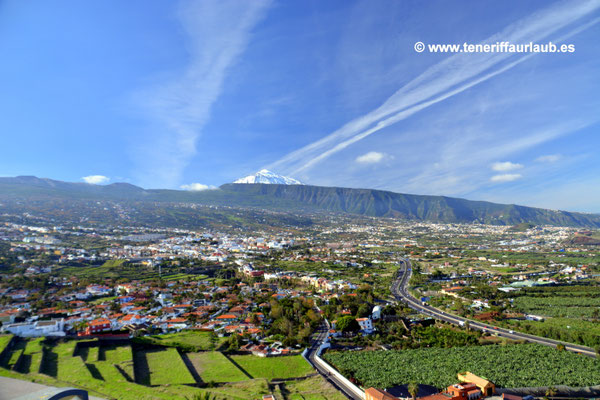 Orotavatal mit Pico del Teide