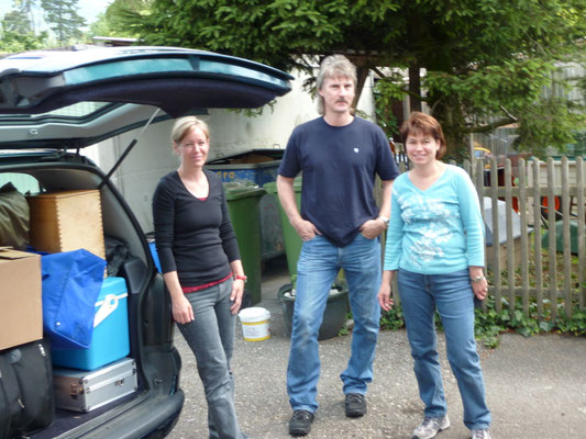 Küchenteam, alles Eltern der Kinder