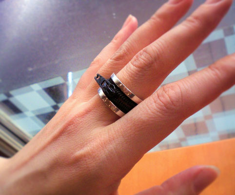 zip ring　装着イメージ