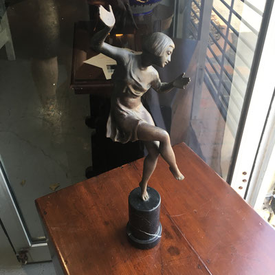 Art Deco Style Bronze Female Sculpture | 20th Century | Price: $990.00
