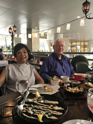 Spanish restaurant birthday lunch