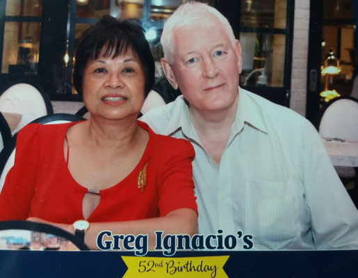 At Greg's birthday party