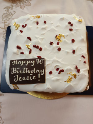 70th Birthday cake