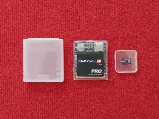 Mi cartucho Flash Game Flash GB Pro  + Tarjeta MicroSD de 8Gb