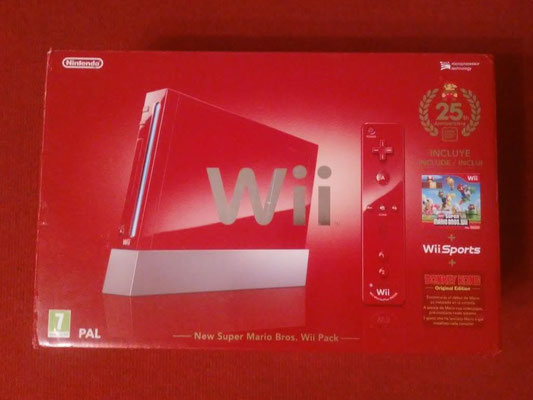 Caja de la Nintendo Wii with Wii Motion Plus Inside