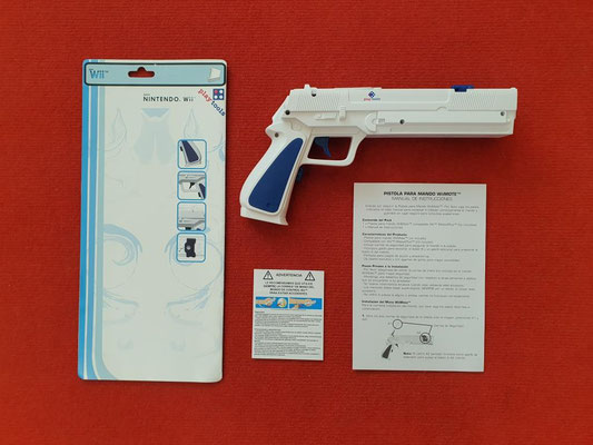 Play Tools Gun, con doble gatillo: botones A y B (accesorio para acoplar un Wii Remote, con o sin Motion Plus Adapter)