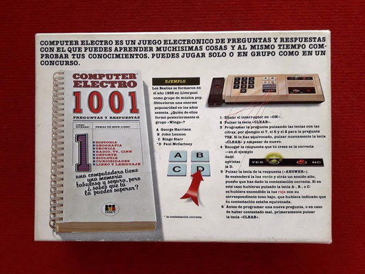 Caja (parte trasera) con las instrucciones del Computer Electro