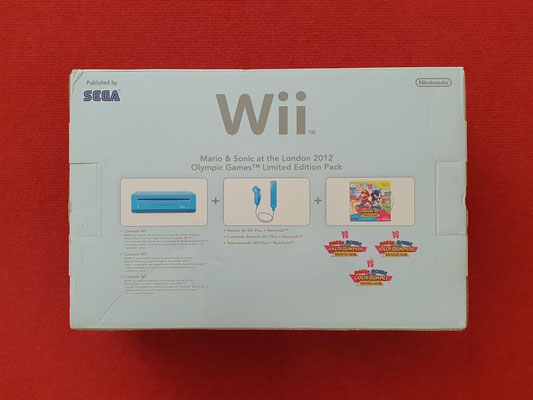 Caja de mi Nintendo Wii Family Edition (parte posterior)