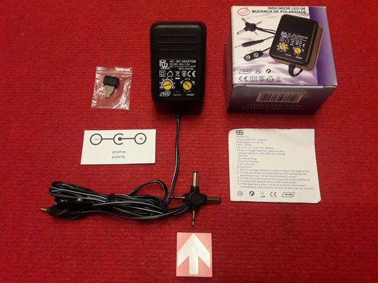 Accesorios extras: Transformador AC/DC MW