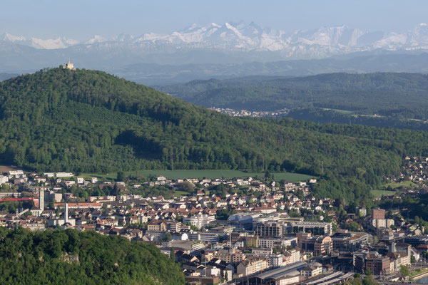 Blick auf Olten und das Säli-Schlössli