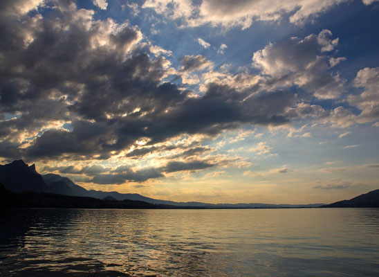 Bild-Nr. P8281160 / Abendstimmung am Thunersee